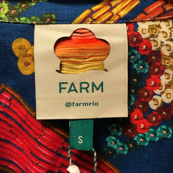 NWT Farm Rio Folk Party Belted Romper - Picture 6 of 7